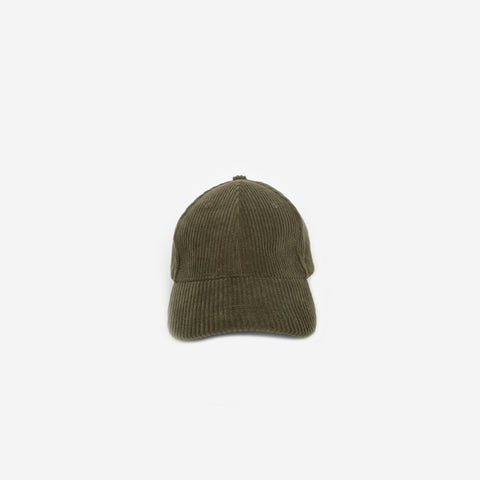 Sophie Cord Cap Olive Hat Sophie    - [store_name]