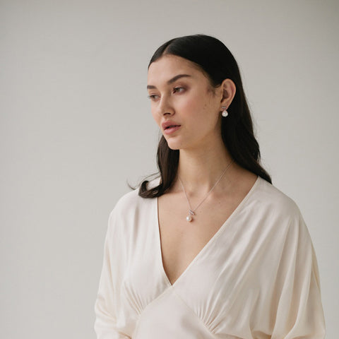 Sophie Necklace Thread Pearl  Sophie    - [store_name]