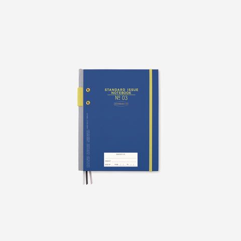 Standard Issue Notebook No.3 Cobalt Blue Notebook Design Works - [store_name]