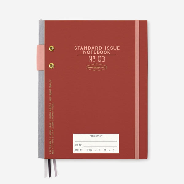 Standard Issue Notebook Rosewood | Notebooks | Simple Form