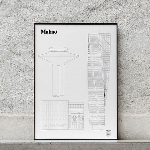 Studio Esinam Malmo Landmarks Print Print Studio Esinam    - [store_name]