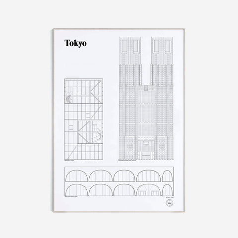 Studio Esinam Tokyo Landmarks Print Print Studio Esinam    - [store_name]