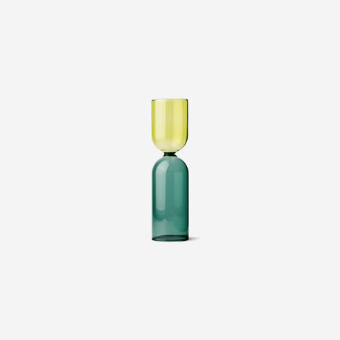 Studio Milligram Double Bubble Vase Lime Teal Vase Studio Milligram - [store_name]