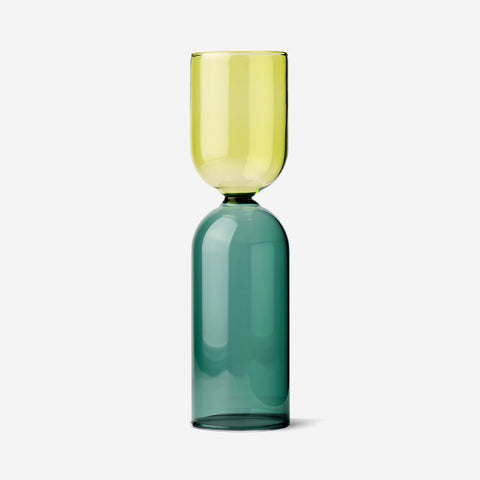 Studio Milligram Double Bubble Vase Lime Teal Vase Studio Milligram - [store_name]