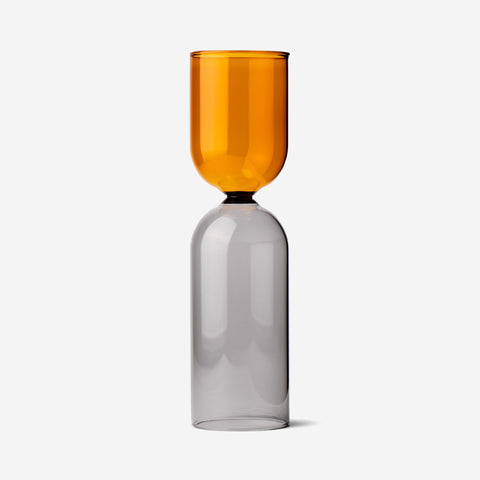 Studio Milligram Double Bubble Vase Smoke Amber Vase Studio Milligram - [store_name]