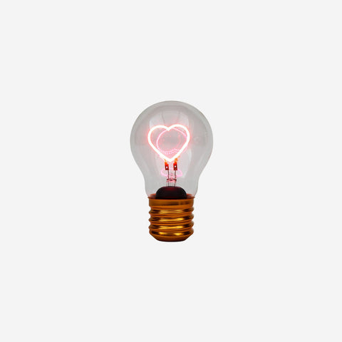 Suck UK Cordless Lightbulb Pink Heart Portable Lamp Suck UK - [store_name]