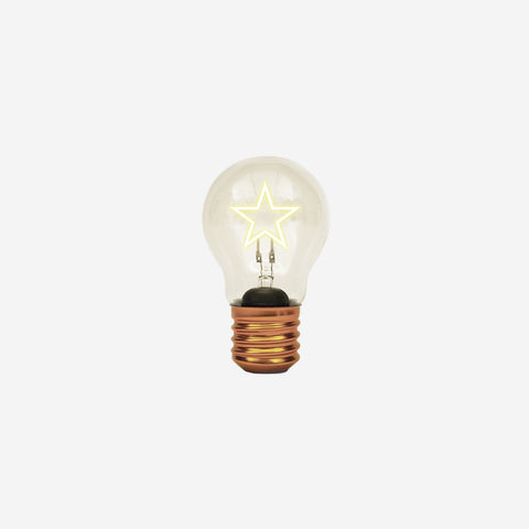 Suck UK Cordless Lightbulb Yellow Star Portable Lamp Suck UK - [store_name]