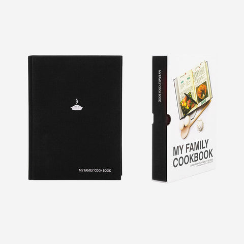 Suck UK My Family Cookbook Black Cook Book Suck UK - [store_name]