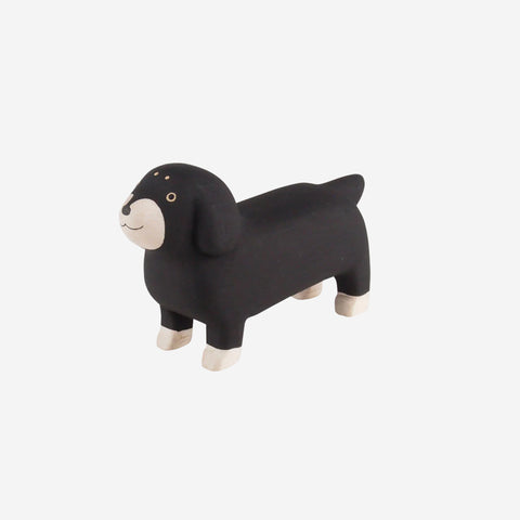 T-Lab Pole Pole Animal Dachshund Black Wooden Toy T-Lab - [store_name]