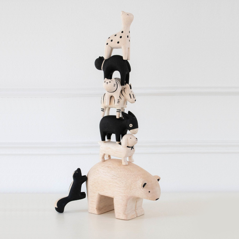 T-Lab Pole Pole Animal White Swan Wooden Toy T-Lab - [store_name]