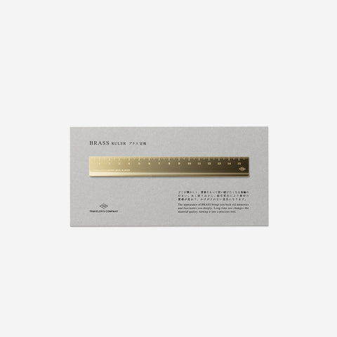 Traveler's Company Brass Ruler Ruler Traveler's Company - [store_name]