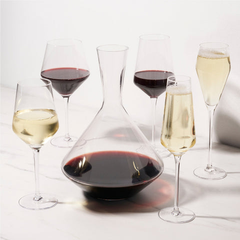 Viski Angled Crystal Bordeaux Gift Set Drinkware Viski - [store_name]