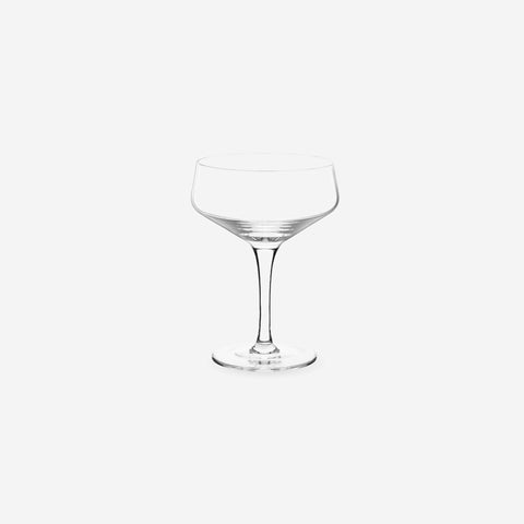 Viski Raye Angled Crystal Coupe Glasses Glassware Viski - [store_name]
