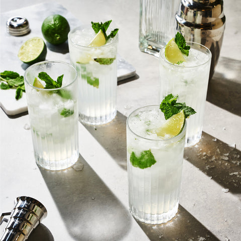 Viski Reserve Milo Crystal Highball Glasses Glassware Viski - [store_name]