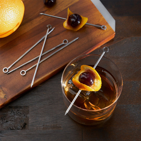 Viski Stainless Steel Cocktail Picks | Barware | Simple Form