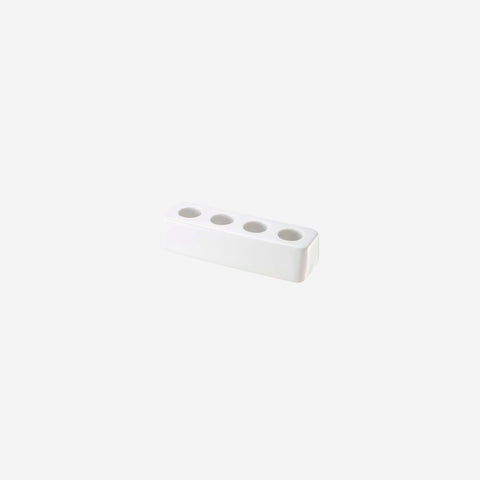 Yamazaki Ceramic Toothbrush Stand White Toothbrush Stand Yamazaki    - [store_name]