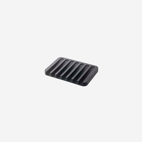 Yamazaki Flow Soap Tray Black Soap Dish Yamazaki - [store_name]