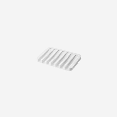Yamazaki Flow Soap Tray White Soap Tray Yamazaki - [store_name]