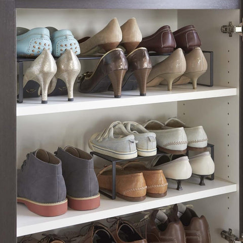 Yamazaki Frame Inner Shoe Rack Black