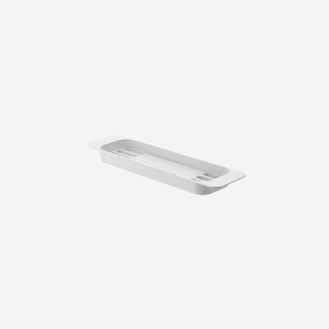 Yamazaki Tower Extendable Bathtub Tray White Bath Tray Yamazaki - [store_name]