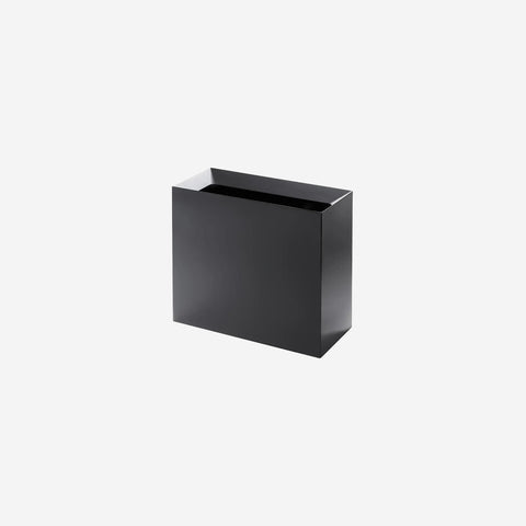 Yamazaki Tower Rectangular Bin Black Bin Yamazaki - [store_name]