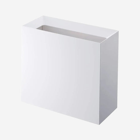 Yamazaki Tower Rectangular Bin White Bin Yamazaki - [store_name]