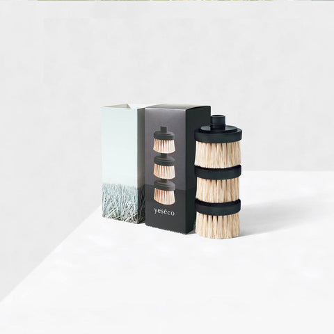 Yeseco Replacement Brush Heads Black Washing Brush Yeseco - [store_name]
