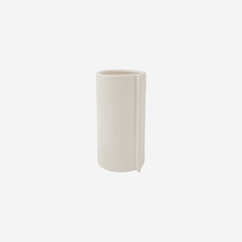 Zakkia Burlap Vase White Large Vase Zakkia - [store_name]