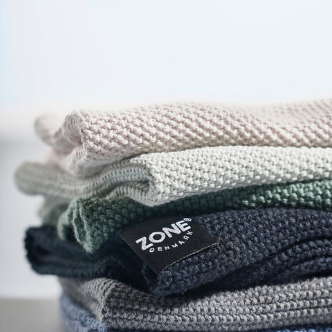 Zone Denmark Cotton Knitted Dish Cloths Grey Cloth Zone Denmark    - [store_name]