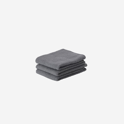 Zone Denmark Cotton Knitted Dish Cloths Grey Cloth Zone Denmark    - [store_name]