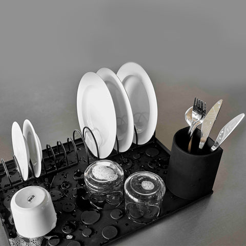 Zone Denmark Diish Dish Drainer Set Black Dish Drainer Zone Denmark    - [store_name]