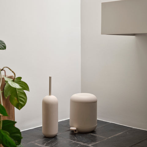 Zone Denmark Sensu Pedal Bin 4L Sand Bathroom Bin Zone Denmark - [store_name]