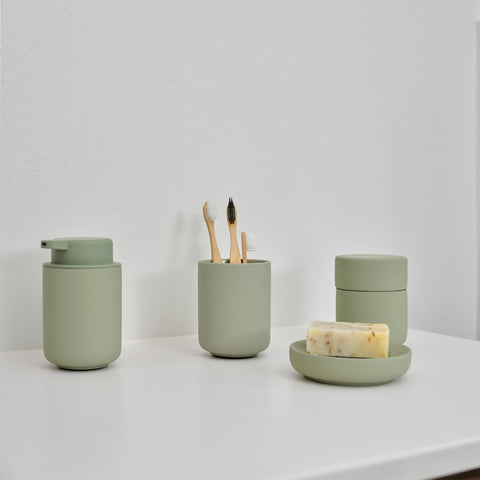 Zone Denmark Ume Toothbrush Tumbler Olive Toothbrush Tumbler Zone Denmark - [store_name]