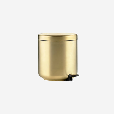 Zone Denmark Ume Pedal Bin 4L Brass Bathroom Bin Zone Denmark - [store_name]