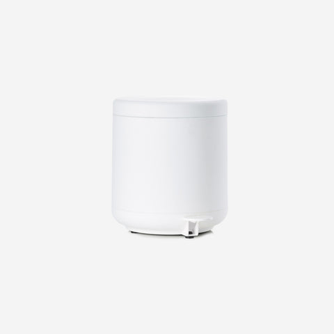 Zone Denmark Ume Pedal Bin 4L White Bathroom Bin Zone Denmark - [store_name]