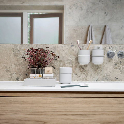 Zone Denmark Ume Toothbrush Tumbler Soft Grey Toothbrush Tumbler Zone Denmark - [store_name]