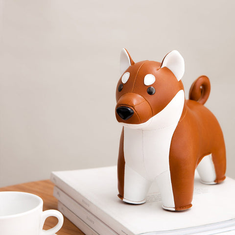 Zuny Bookend Classic Shiba Inu Tan Bookend Zuny - [store_name]