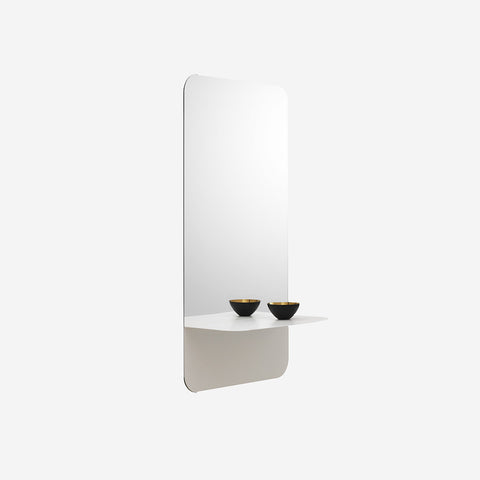 SIMPLE FORM. - Normann Copenhagen Normann Copenhagen Horizon Mirror Vertical White - 