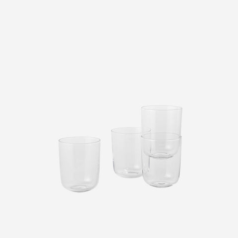 SIMPLE FORM. - Muuto Muuto Corky Drinking Glasses Clear High - 
