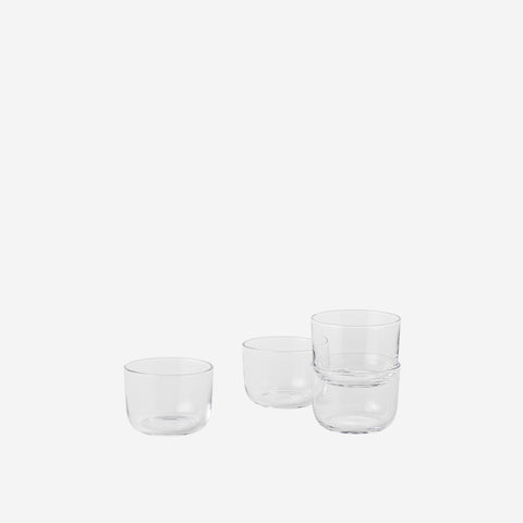 SIMPLE FORM. - Muuto Muuto Corky Drinking Glasses Clear Low - 