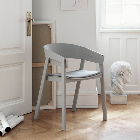 Muuto Cover Armchair Black Leather Black Chair Muuto - [store_name]