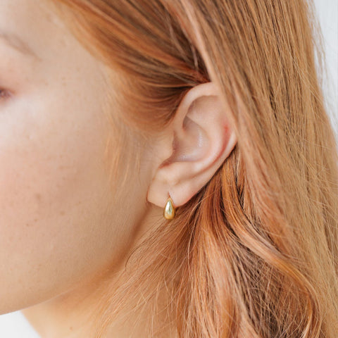 Sophie Earrings Drop Huggies Gold Jewellery Sophie    - [store_name]