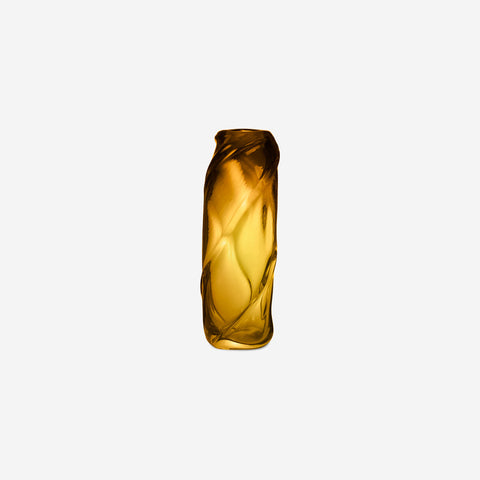 SIMPLE FORM. - Ferm Living Ferm Living Water Swirl Vase Tall Amber - 