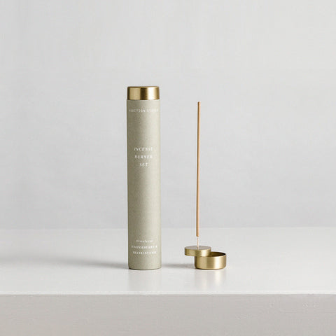 SIMPLE FORM. - Addition Studio Addition Studio Incense Burner Set Frankincense & Juniperberry - 