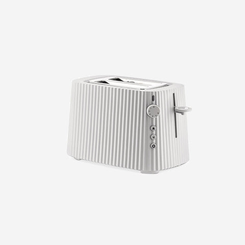 SIMPLE FORM. - Alessi Alessi Plisse Electric Toaster White - 