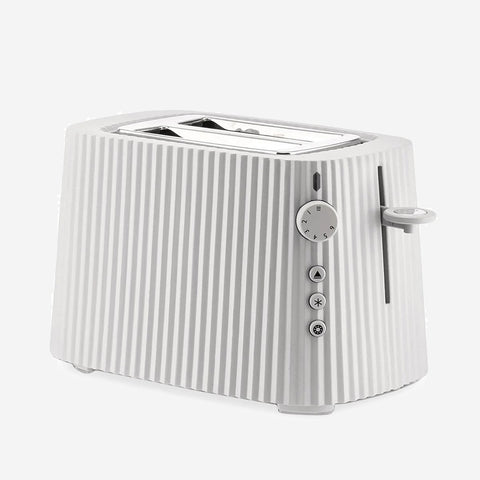 SIMPLE FORM. - Alessi Alessi Plisse Electric Toaster White - 