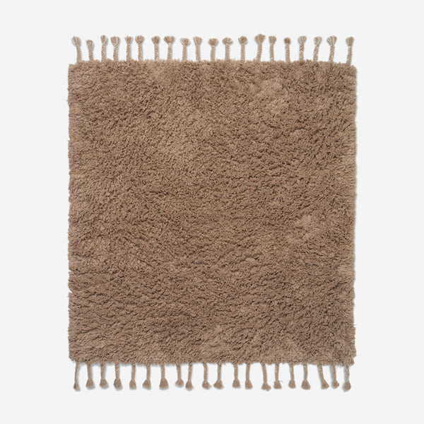 Ferm Living Amass Long Pile Rug Sand | Rugs | Simple Form