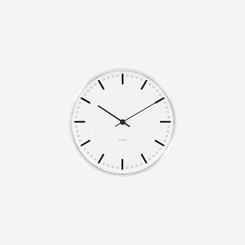 SIMPLE FORM. - Arne Jacobsen Arne Jacobsen City Hall Wall Clock 21cm - 