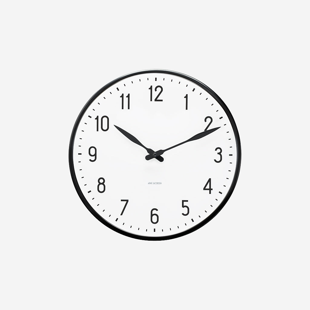 Arne Jacobsen Station Wall Clock 29cm | Clocks | Simple Form