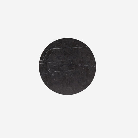 SIMPLE FORM. - Behr and Co Behr & Co Circle Marble Trivet Black - 
